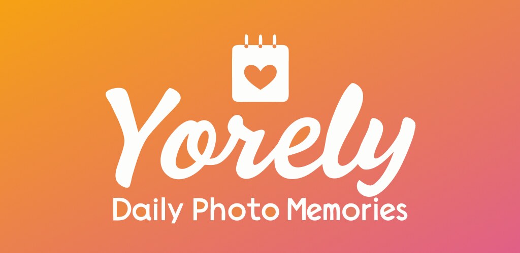 Yorely app preview: daily photo memories with ages for kids and pets.