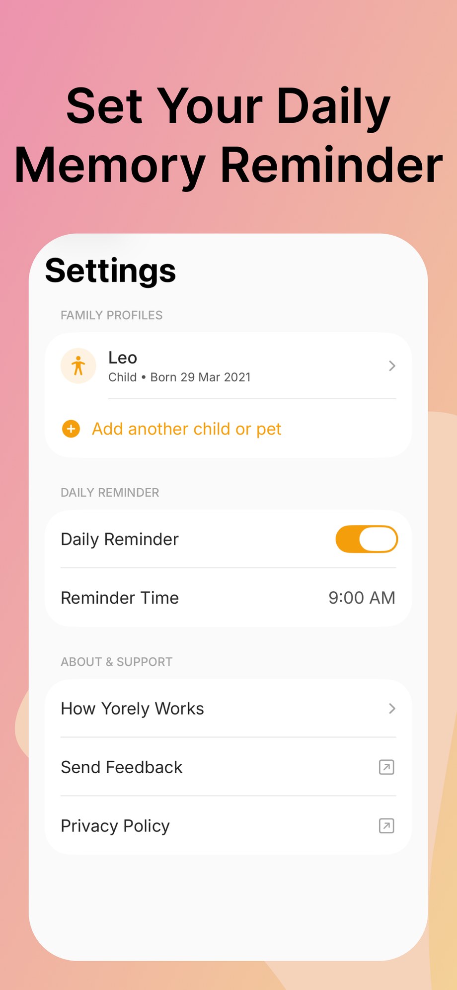 How it works: photos stay private on your device.